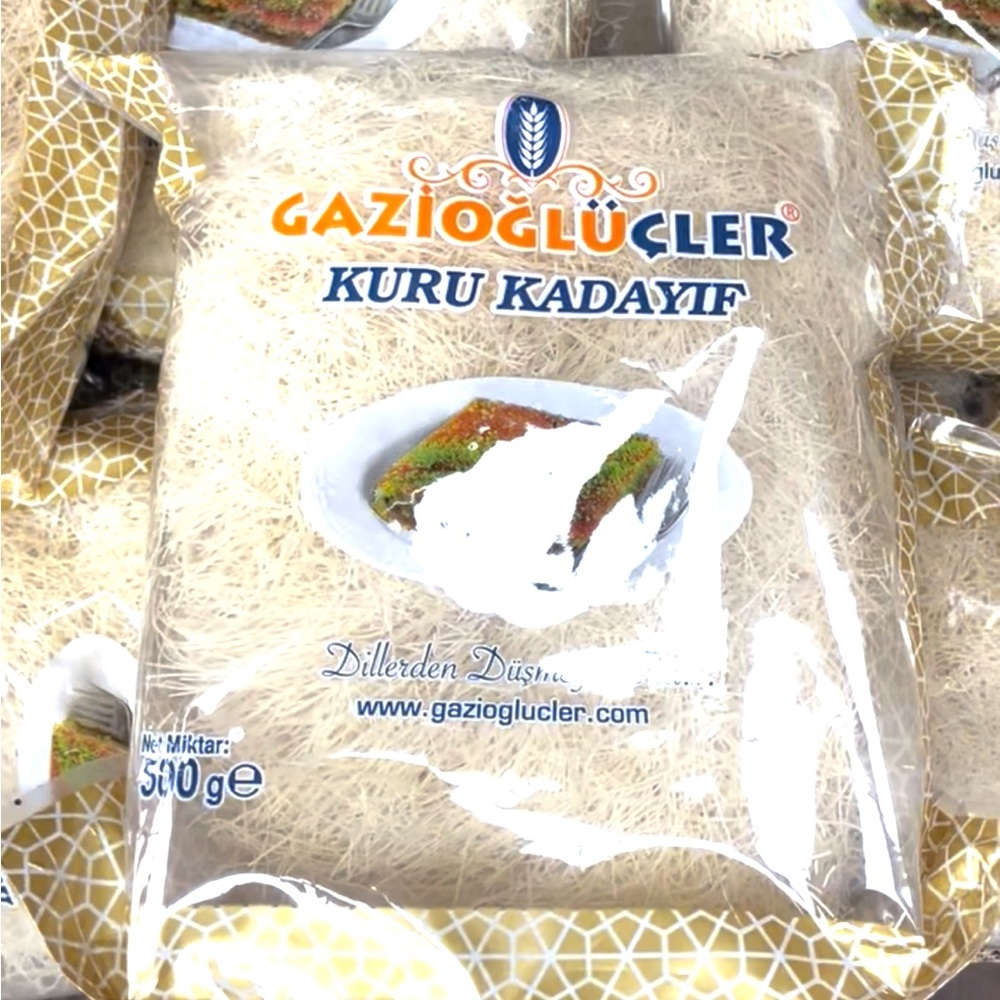 Kuru Kadayif Persian Shredded Phyllo • Huge 500g Bag • For Dubai Chocolate!